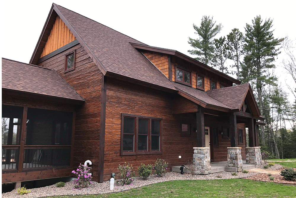 Vintage Northwoods Lake Home